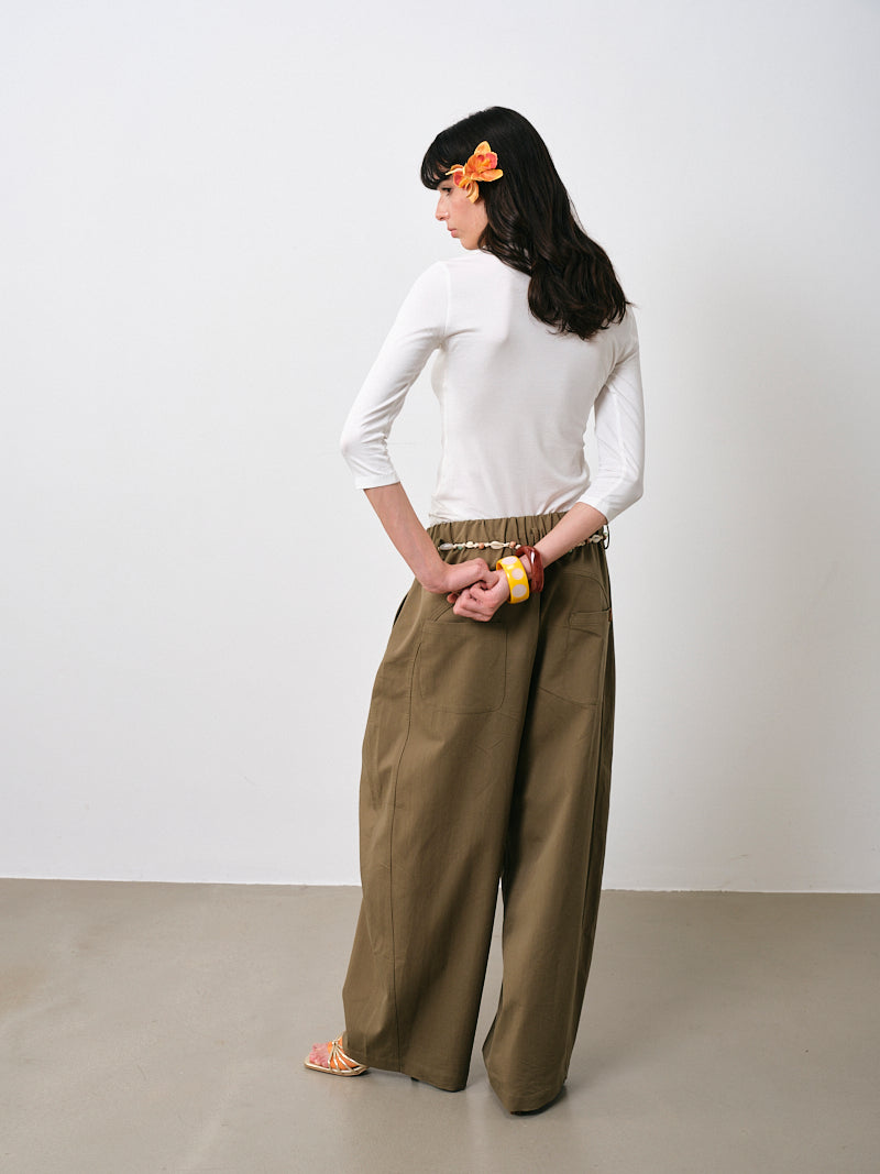 Airy as a Feather Mid-Sleeve Vacation Top