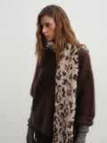 Leopard Plush Super Soft Extra-Long Scarf