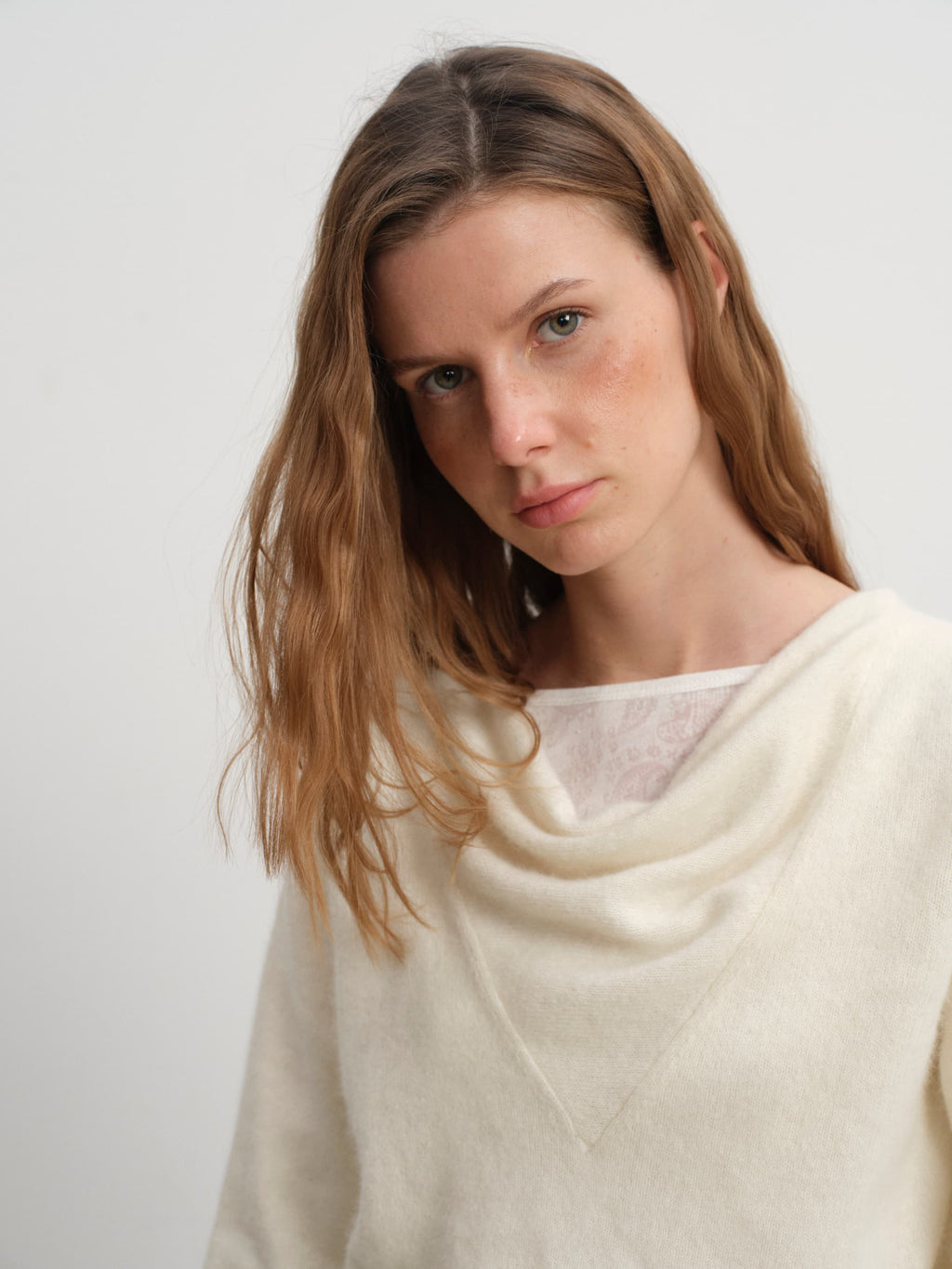 Winter Sonata Trim Wool Blend Sweater